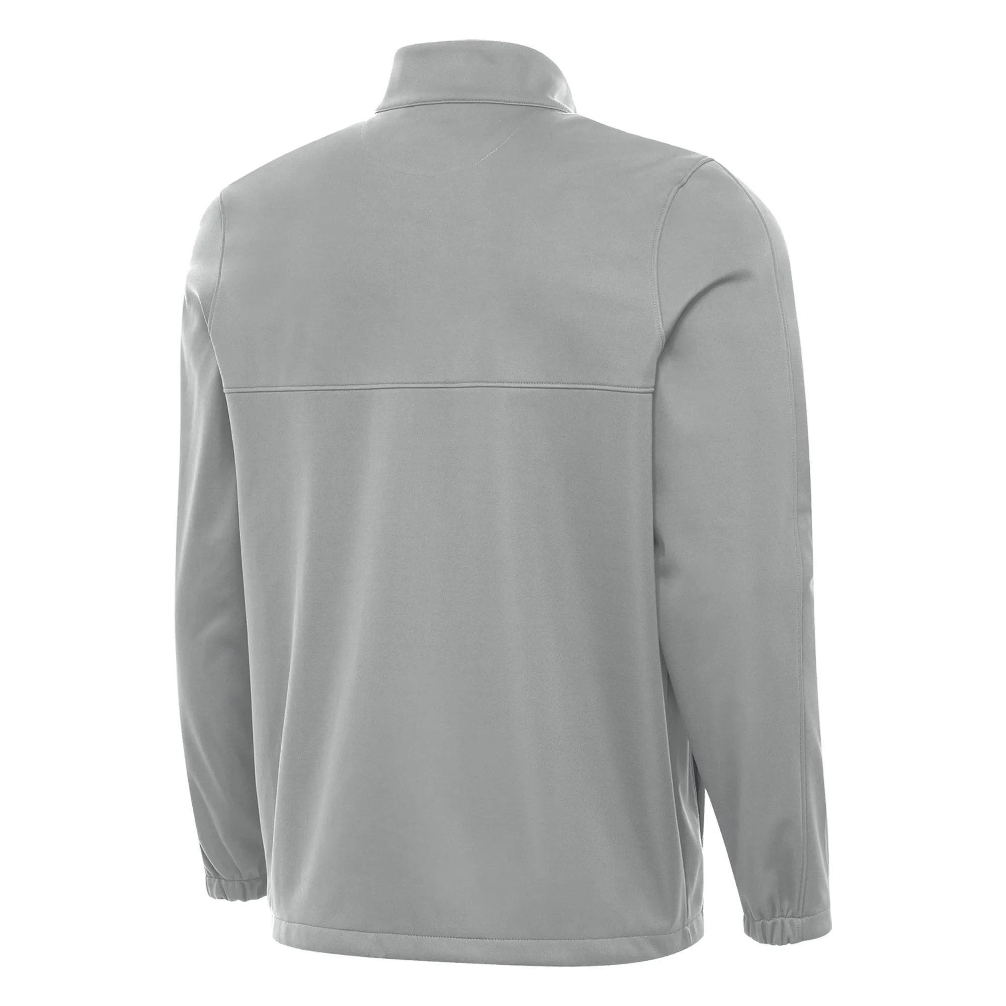 Men's Antigua  Gray Georgia Bulldogs Links 2 Full-Zip Golf Jacket