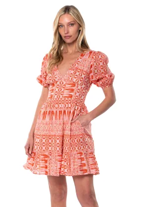 Micah Flame Dress
