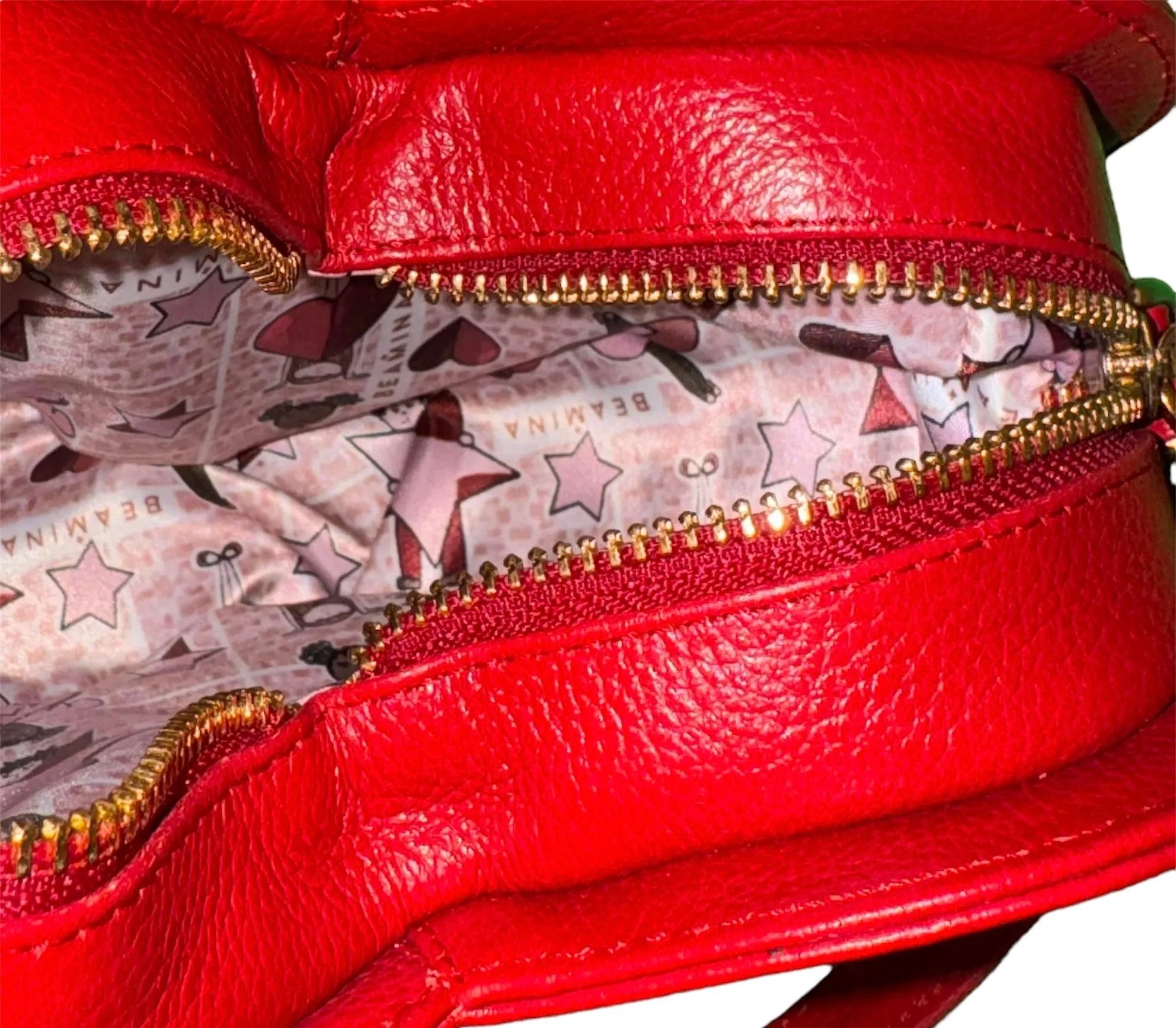 Mini Leather Heart Crossbody