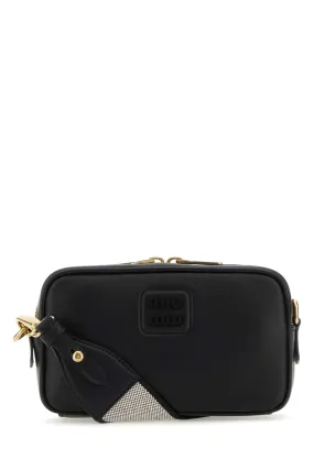 Miu Miu Black Leather Crossbody Bag