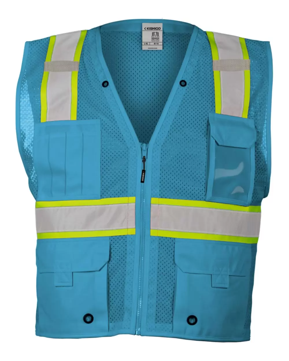 ML Kishigo B100-103 Enhanced Visibility Multi-Pocket Mesh Vest SKU: B100-103