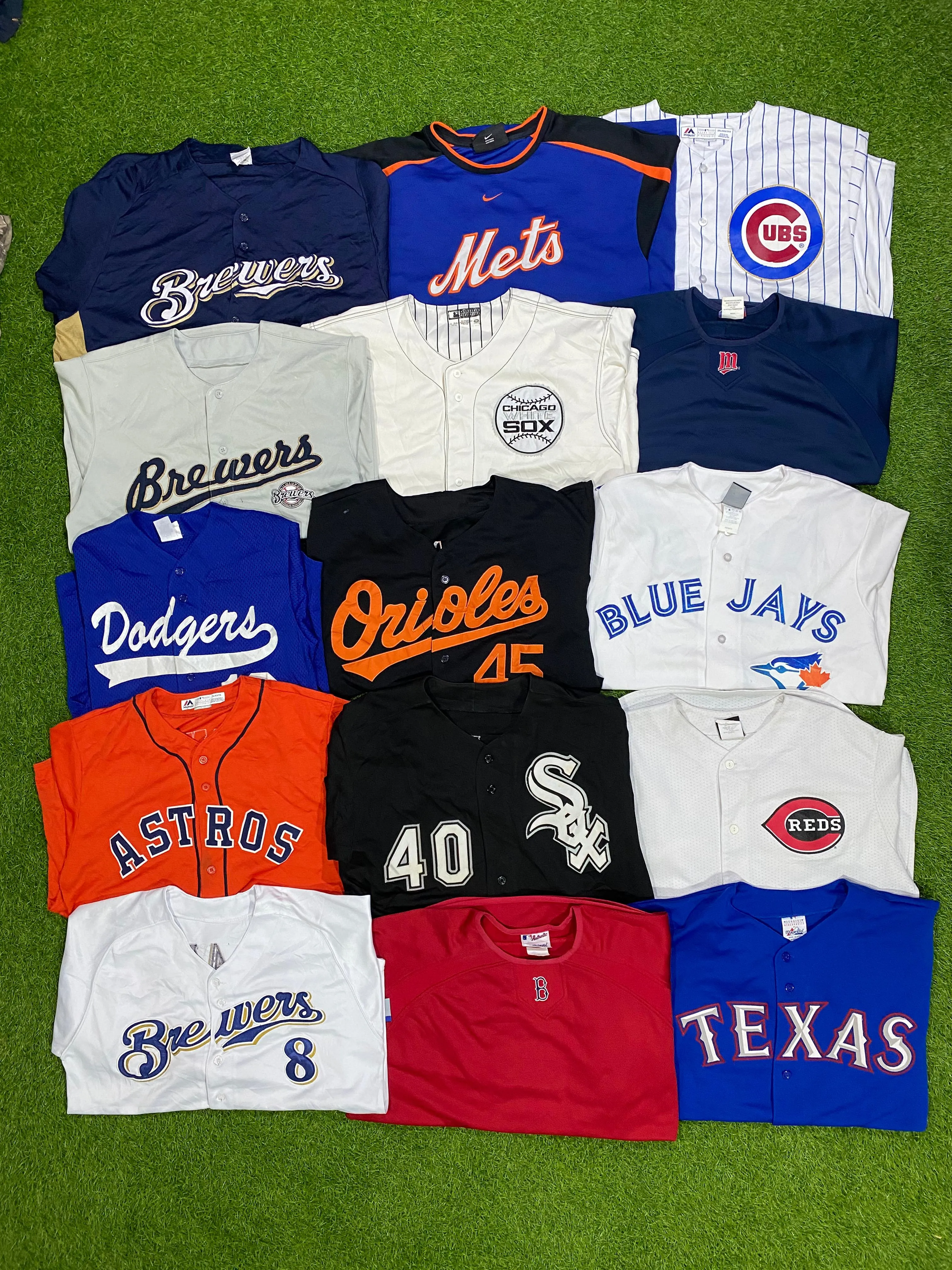 MLB Baseball Jerseys - 25 Pieces