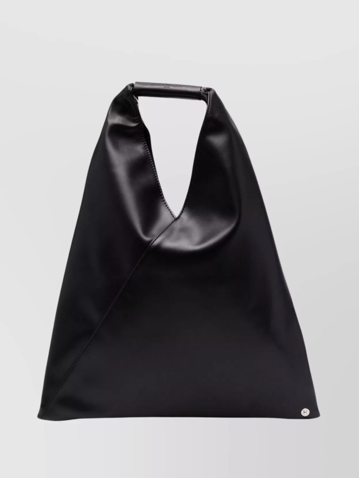 Mm6 Maison Margiela   Triangle calf leather tote with stitch detailing