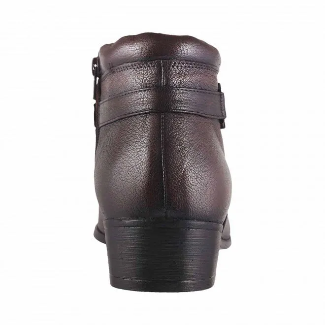 Mochi Men Brown Formal Boots