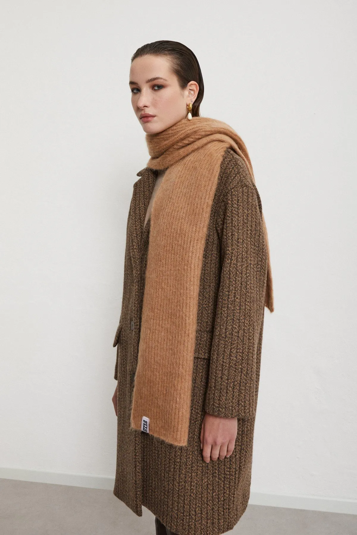 Mohair blend scarf