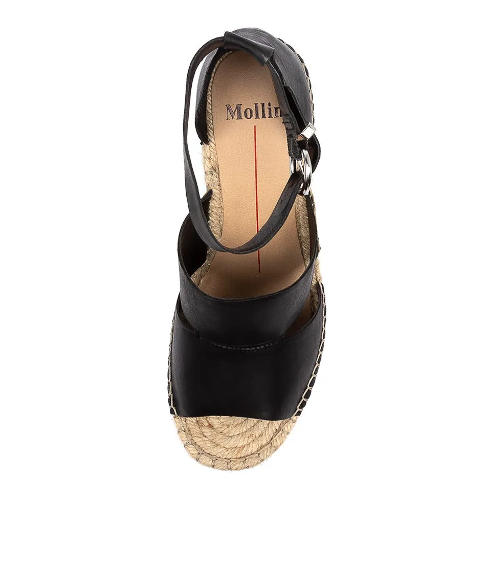 MOLLINI Polo Black Leather