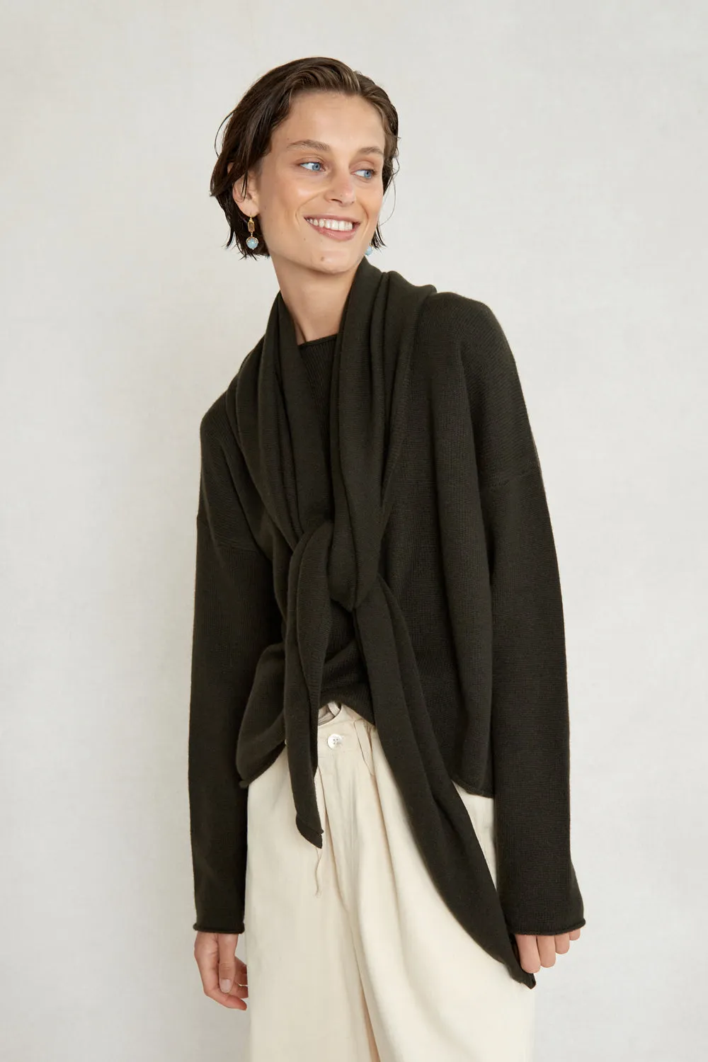 Moss Triangle Scarf