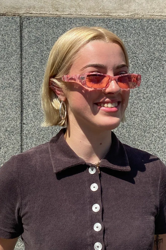 Mossy Hebe Pink Sunglasses