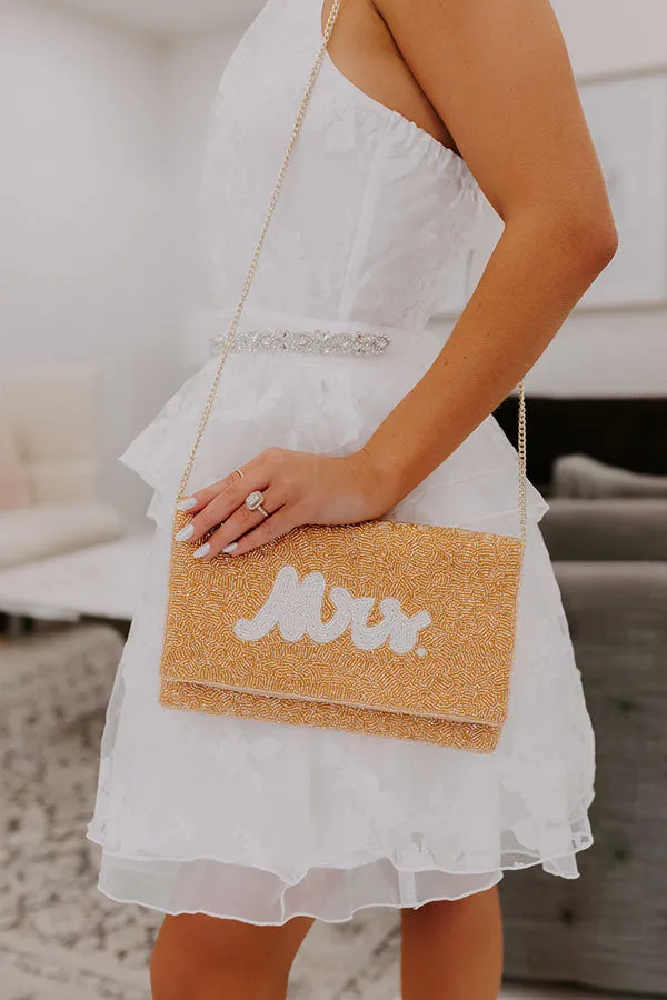 Mrs. Embellished Clutch