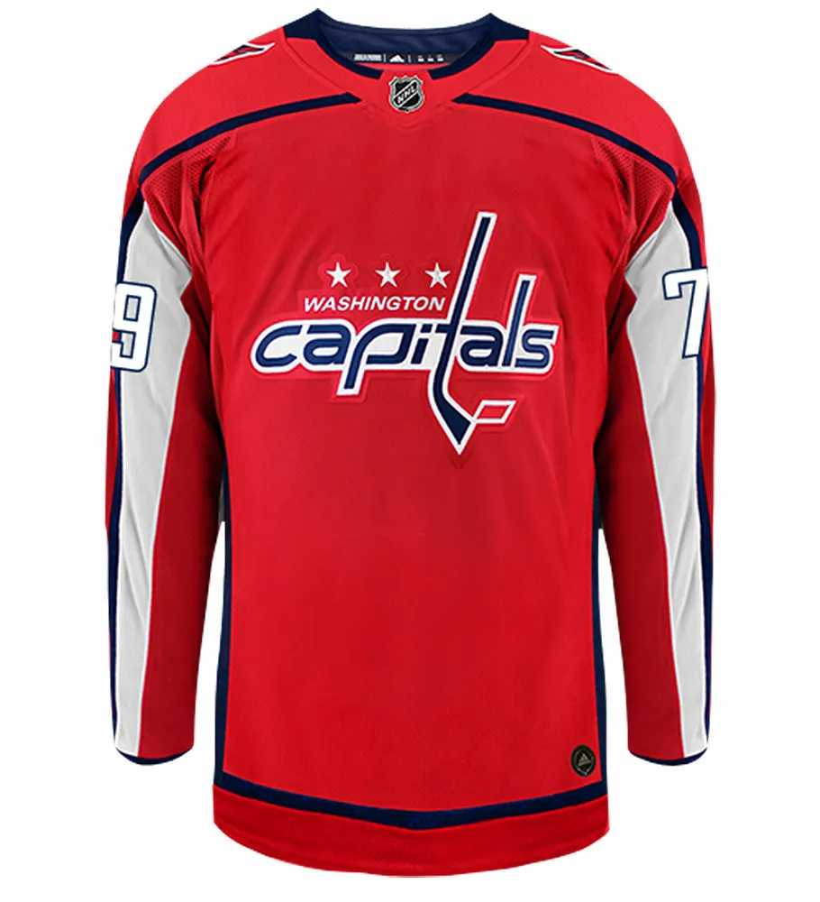 Nathan Walker Washington Capitals Adidas Authentic Home NHL Hockey Jersey     