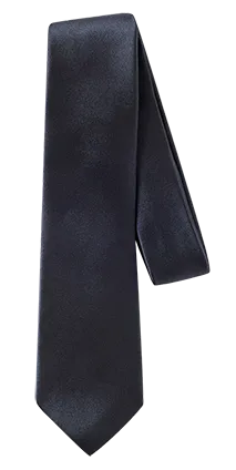Navy Satin Necktie