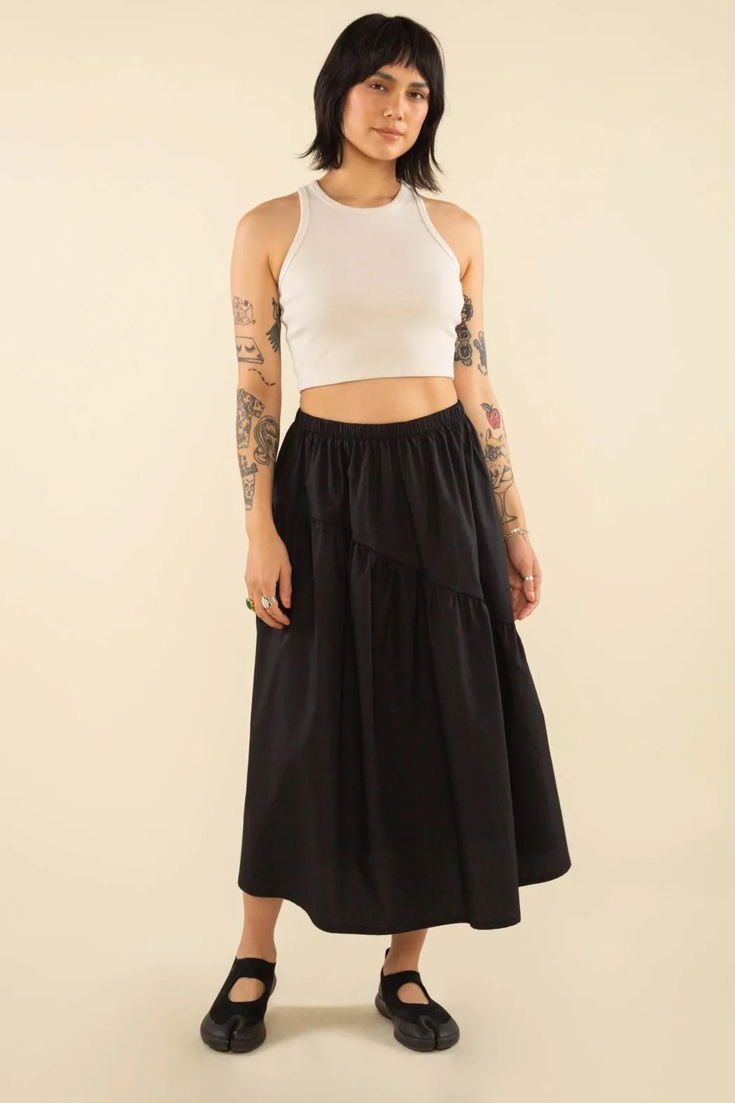 Nia Angled Seam Skirt