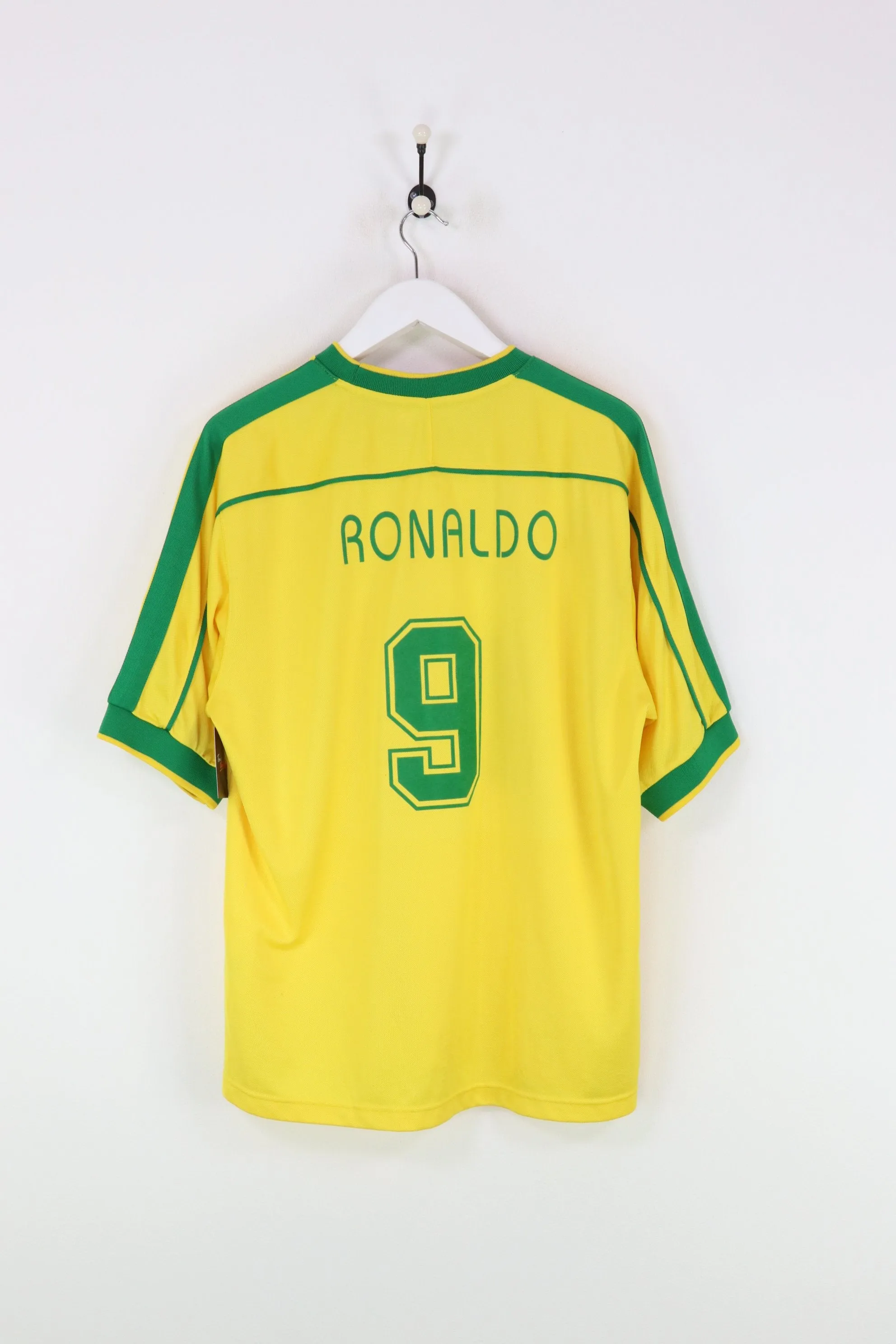 Nike Brazil Ronaldo Football Shirt Yellow XL