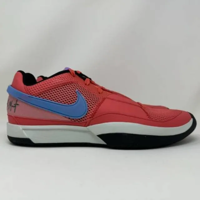 Nike ja 1 low ember glow fuel red white blue basketball men's size 13 dr8785-800