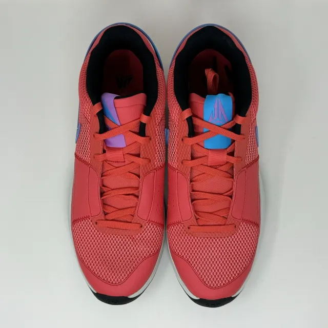 Nike ja 1 low ember glow fuel red white blue basketball men's size 13 dr8785-800