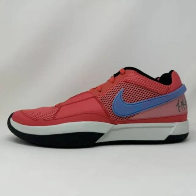 Nike ja 1 low ember glow fuel red white blue basketball men's size 13 dr8785-800