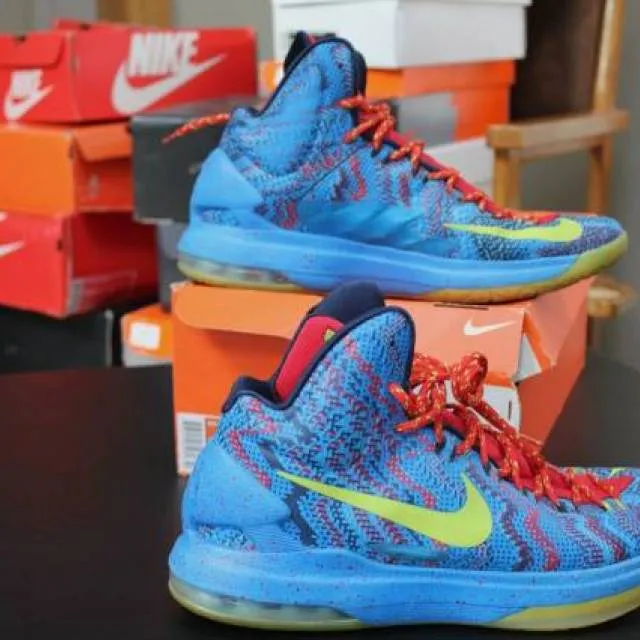 Nike kd5 v kevin durant christmas day sz 11.5 554988-401deadstock basketball