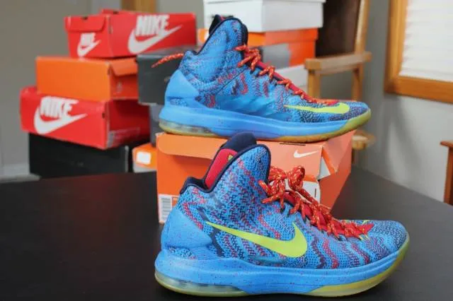 Nike kd5 v kevin durant christmas day sz 11.5 554988-401deadstock basketball