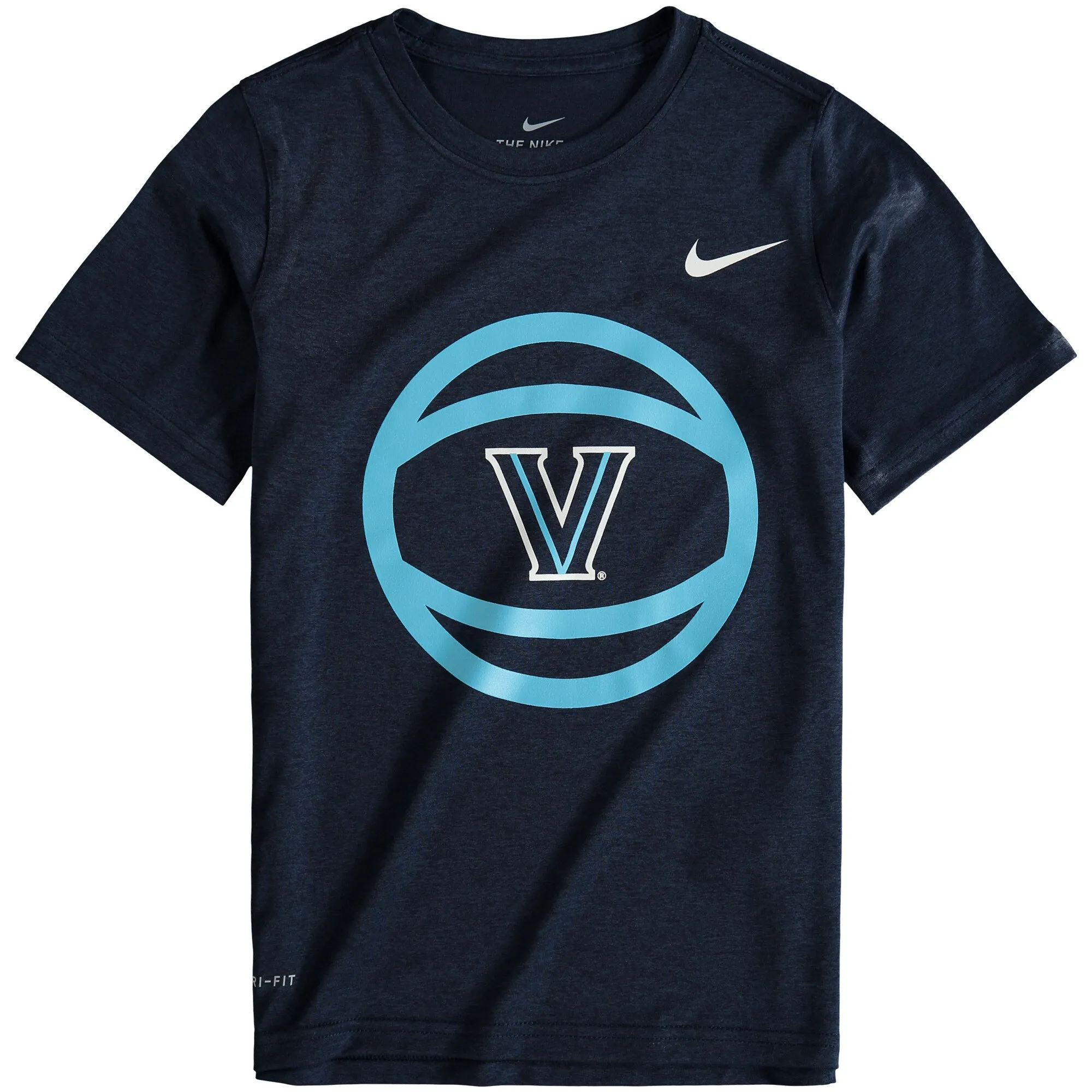 Nike Villanova Wildcats Navy Basketball Logo Performance T-Shirt