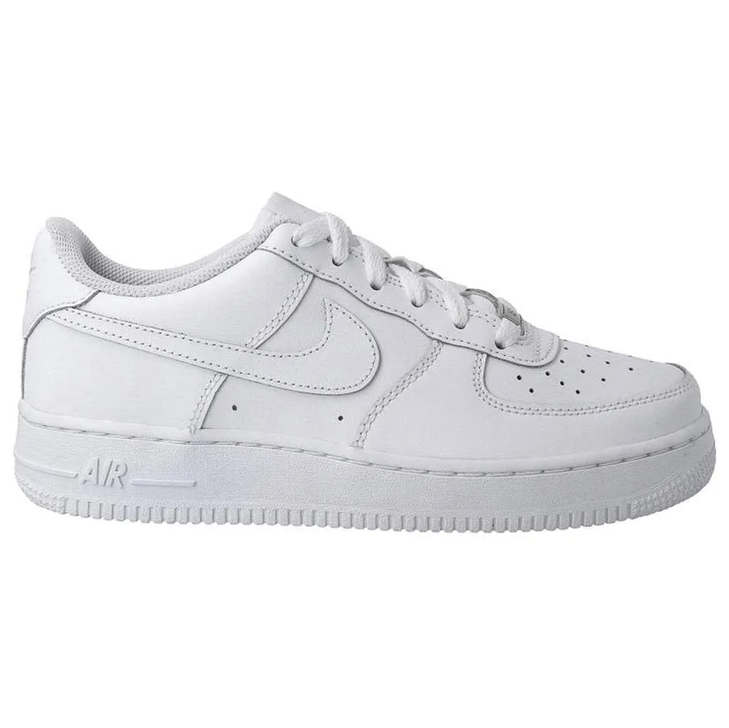 Nike Youth Trainers Air Force 1 LE GS Casual Lace-Up Low-Top Sneakers Leather - UK 4.5