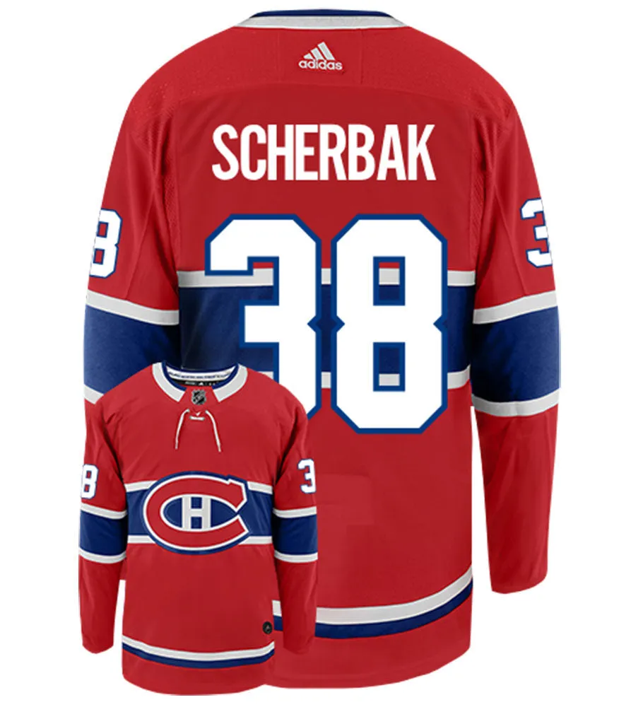 Nikita Scherbak Montreal Canadiens Adidas Authentic Home NHL Hockey Jersey     