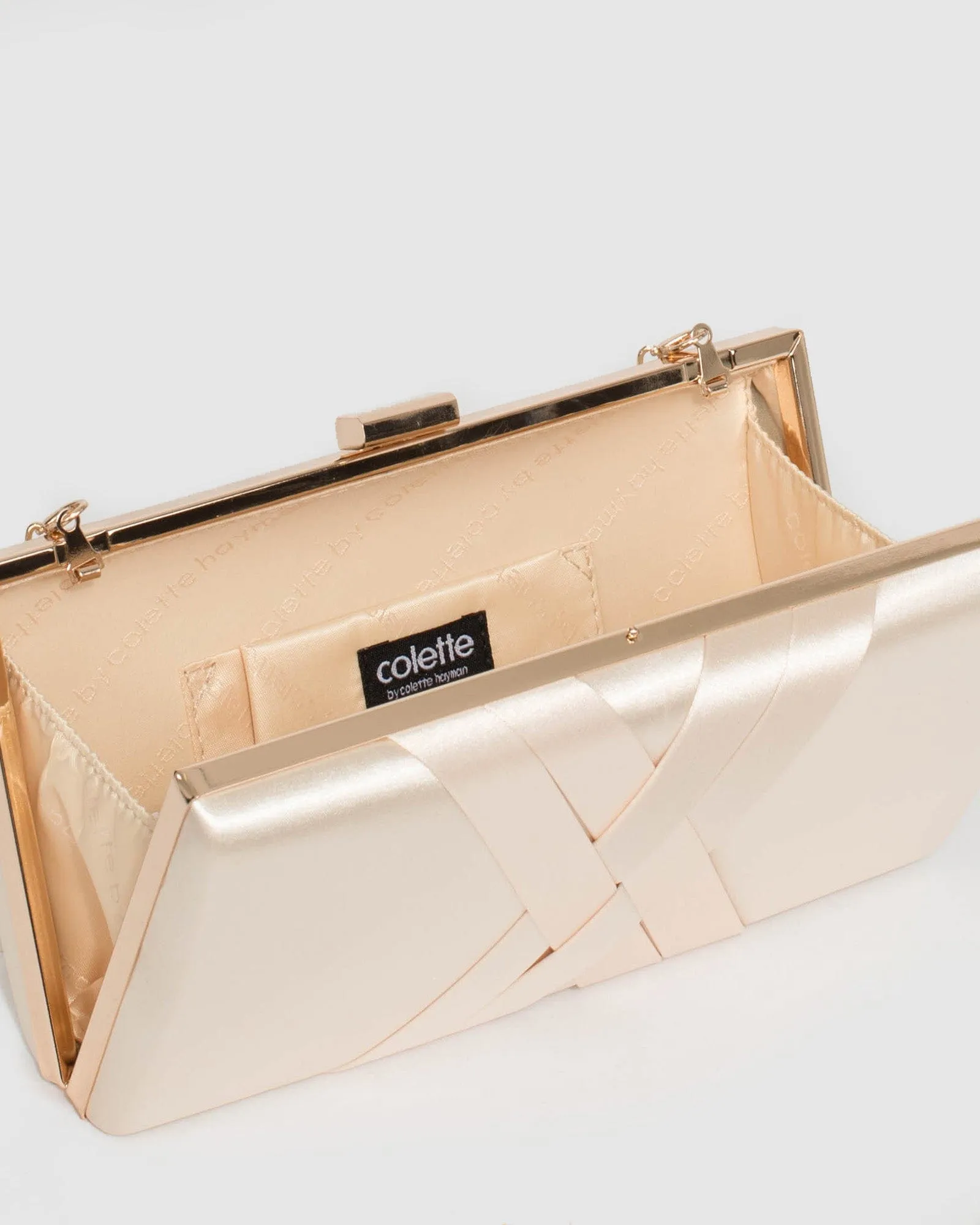 Nude Melanie Clutch Bag