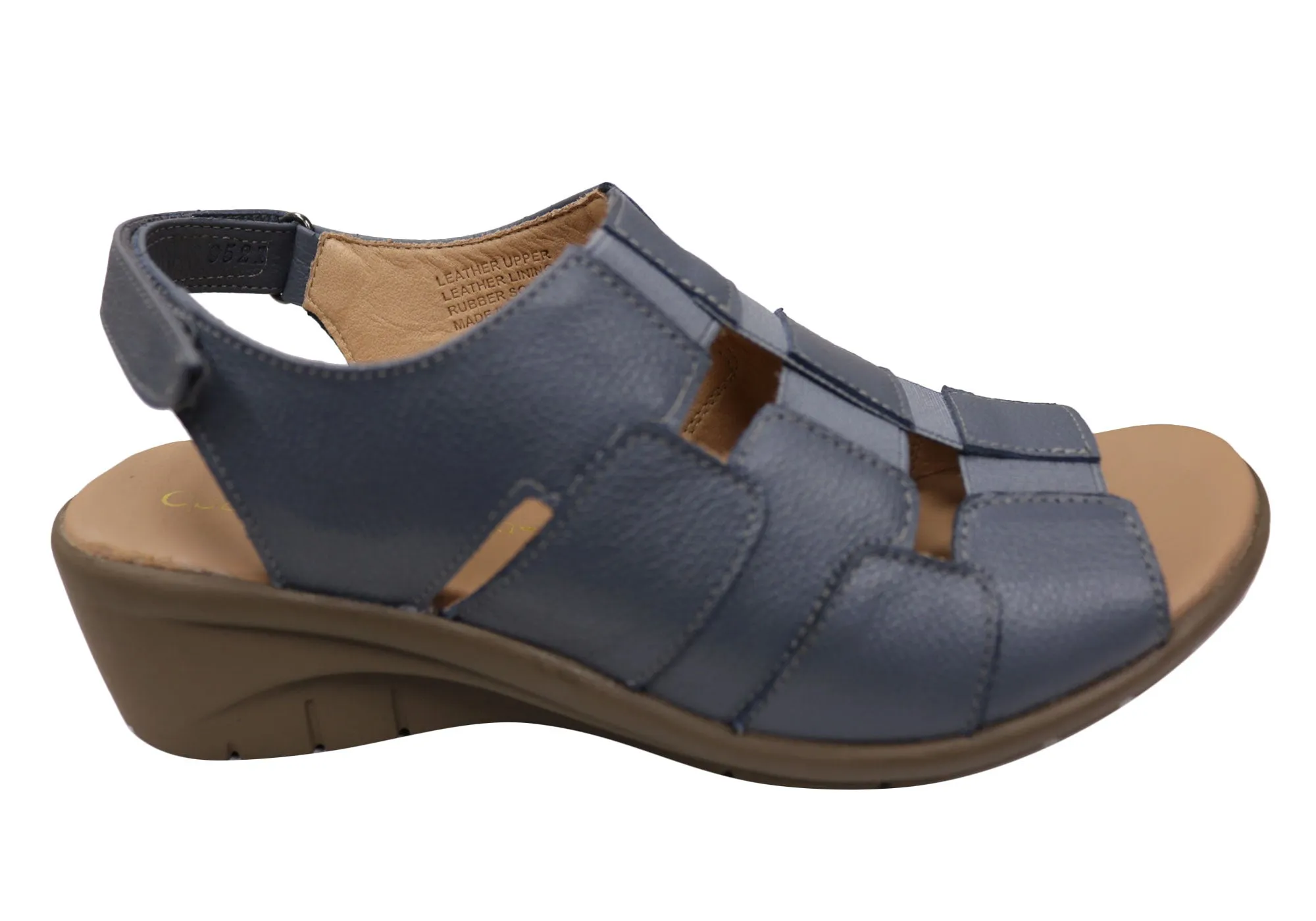 Opananken Hillary Womens Comfortable Brazilian Leather Sandals