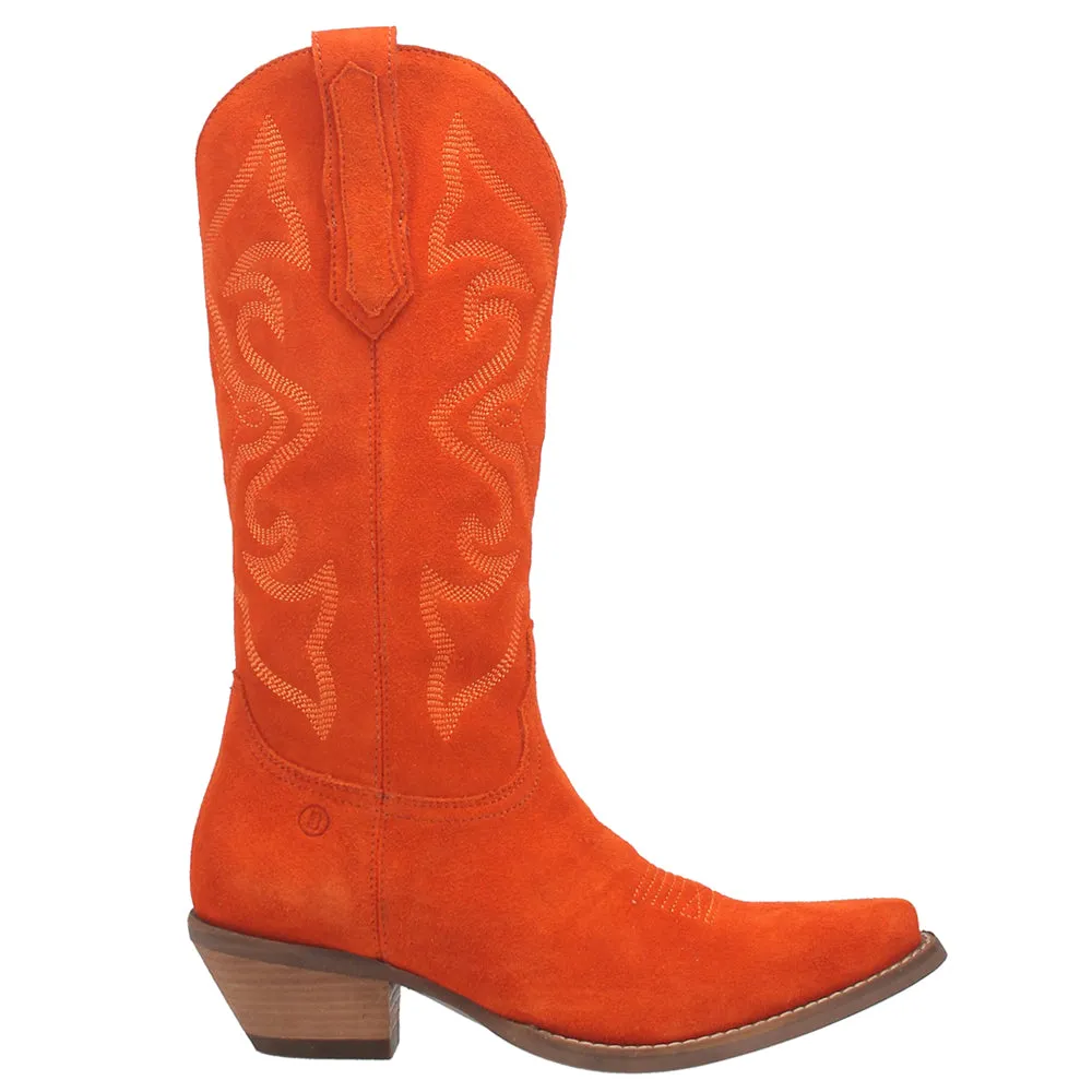 Out West Embroidered Snip Toe Cowboy Boots