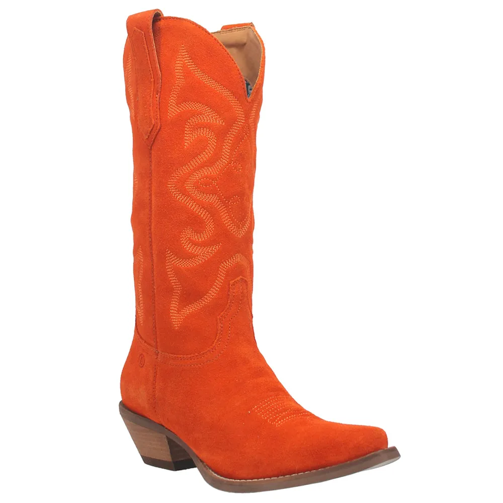 Out West Embroidered Snip Toe Cowboy Boots