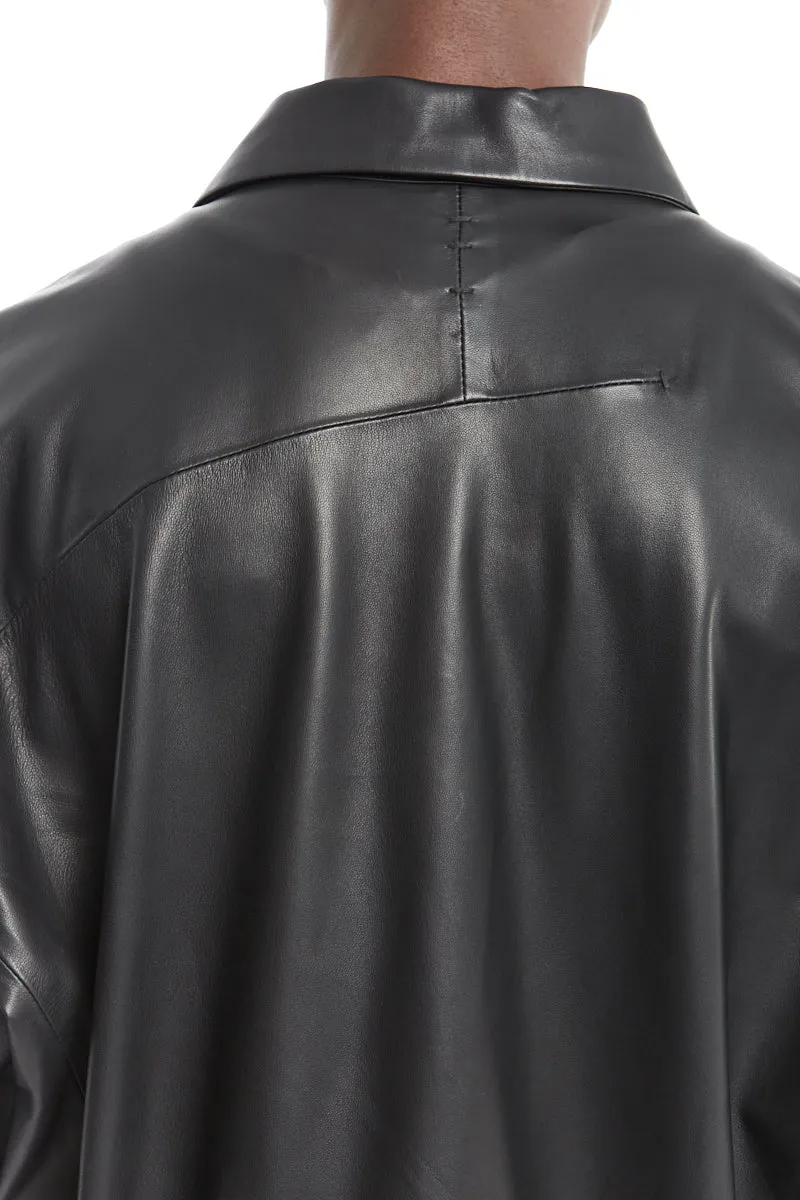 OVERSIZE SOFT LEATHER JACKET