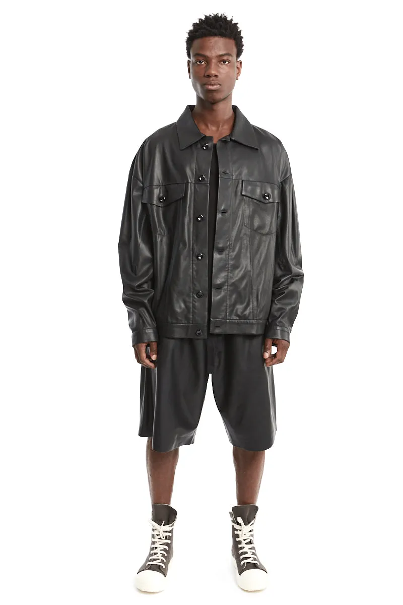 OVERSIZE SOFT LEATHER JACKET
