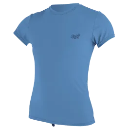 O'Neill Premium Skins Short Sleeve Womens Rash Vest 2022 - Periwinkle