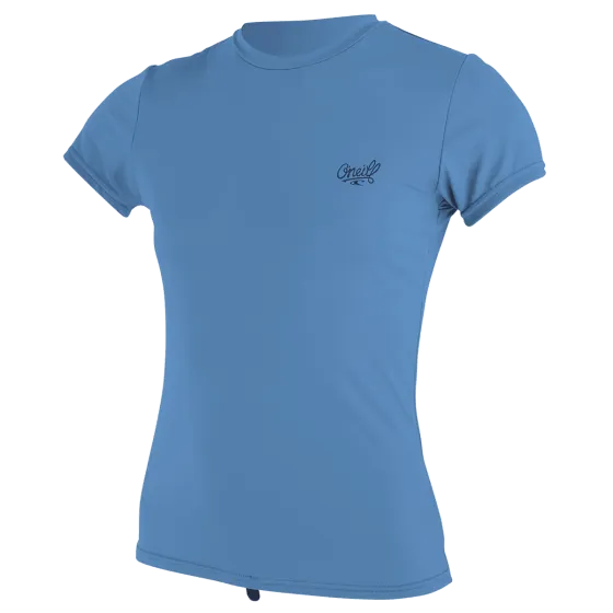 O'Neill Premium Skins Short Sleeve Womens Rash Vest 2022 - Periwinkle