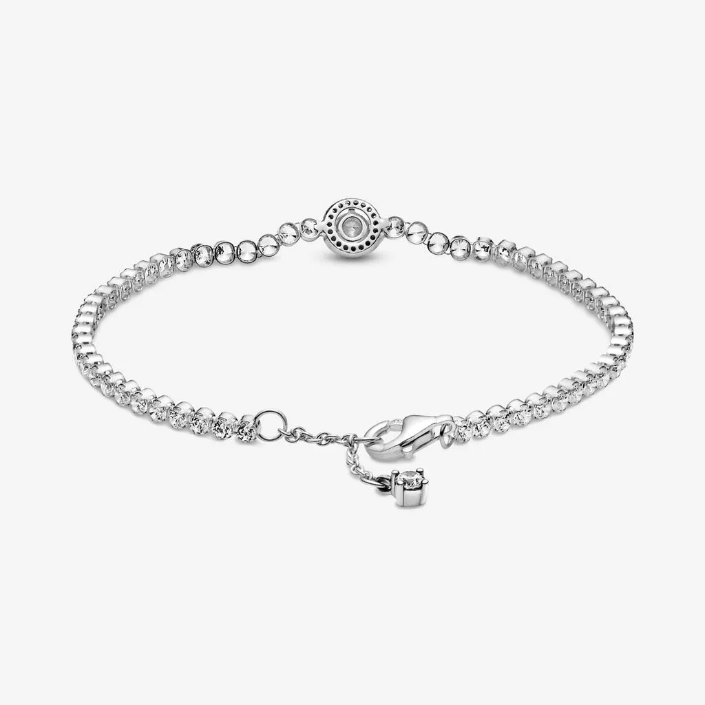 PANDORA SPARKLING HALO TENNIS BRACELET