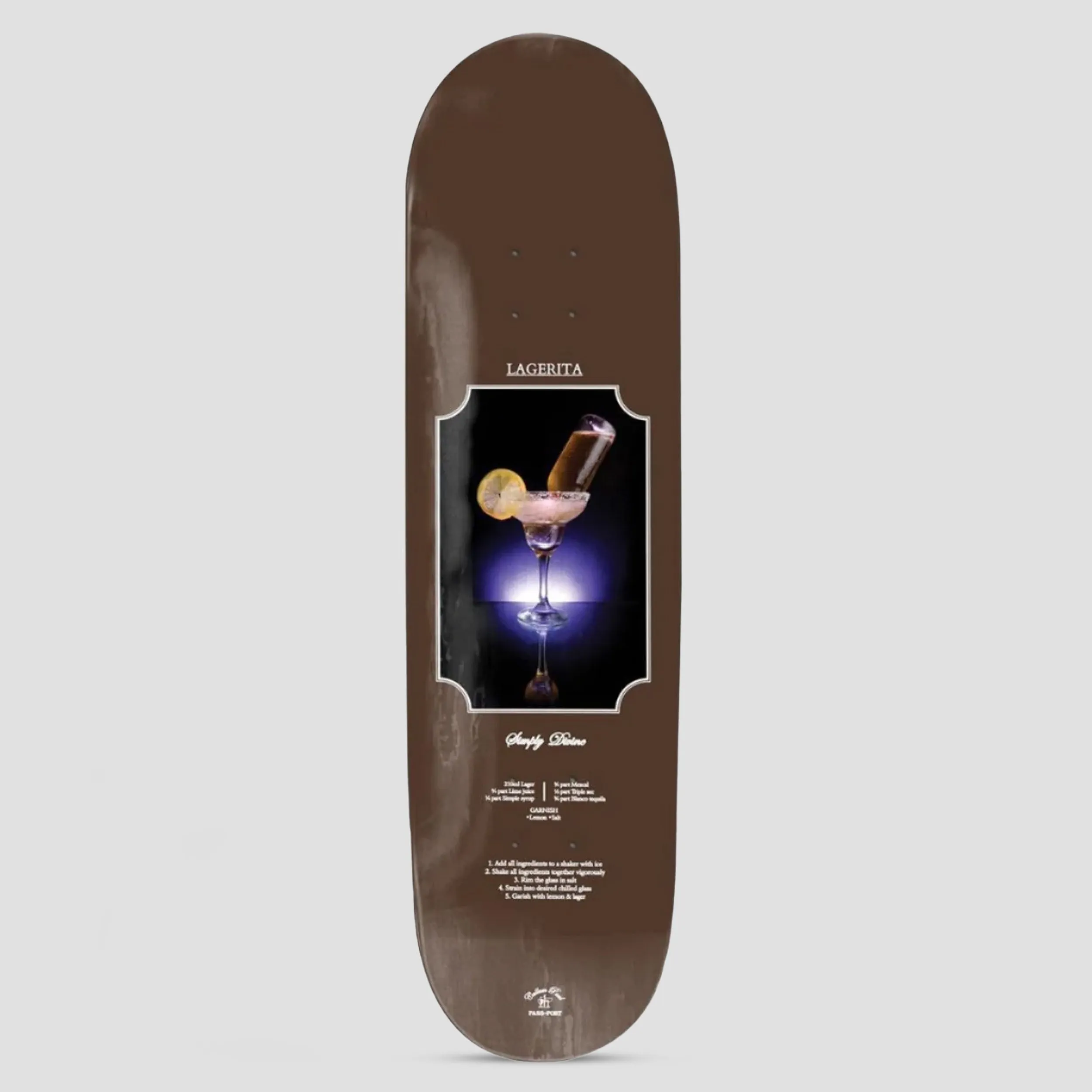 Passport 8.38 Cocktail Pro Series Callum Lagerita Skateboard Deck