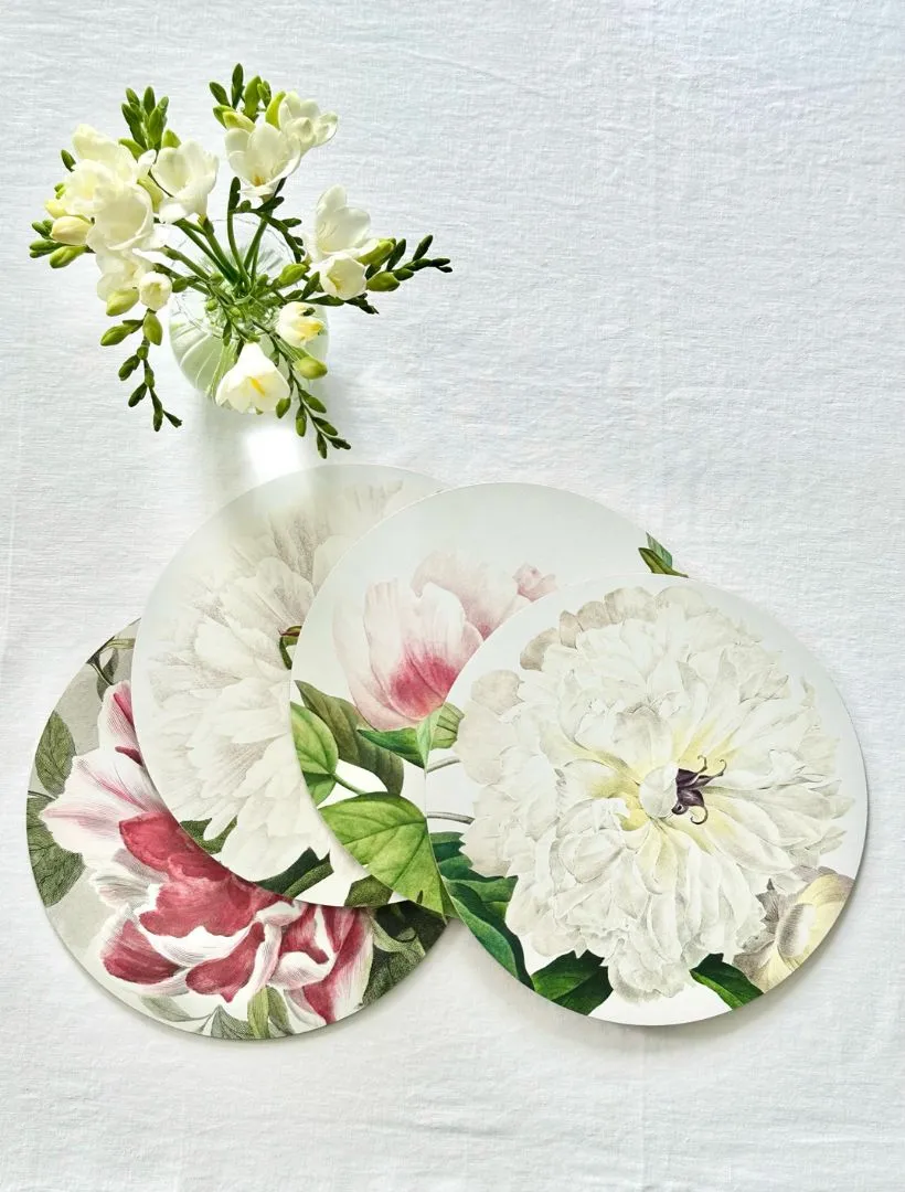 Peony Placemats (Set of 4)