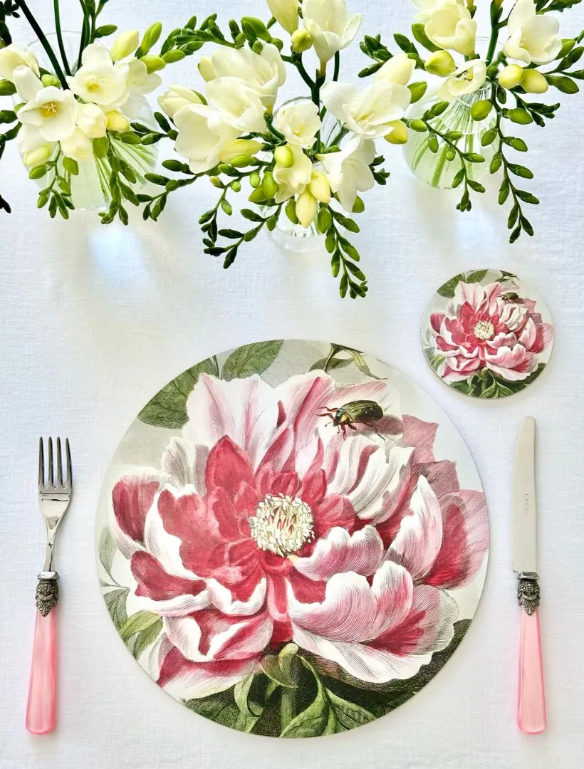 Peony Placemats (Set of 4)