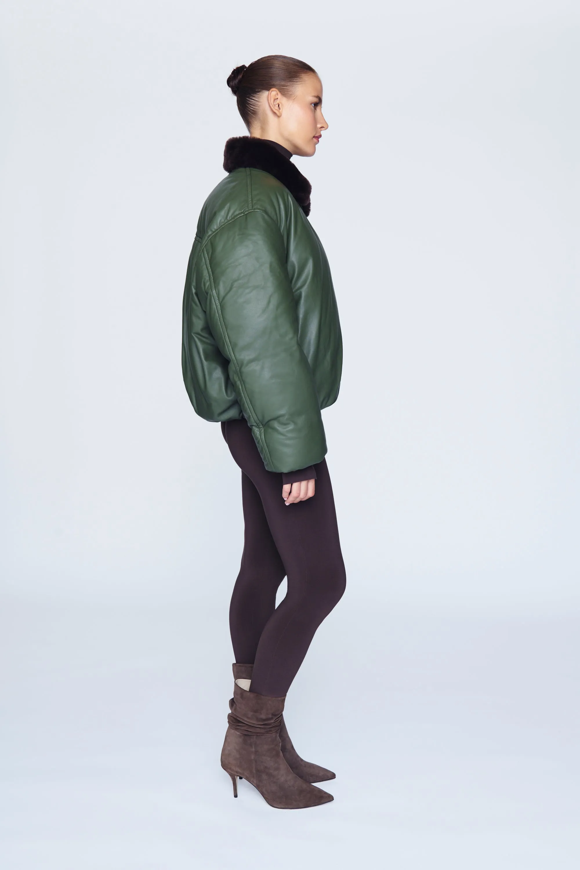 Philly Leather Puffer