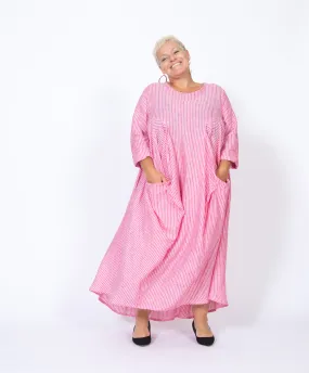 Pink Linen Dress