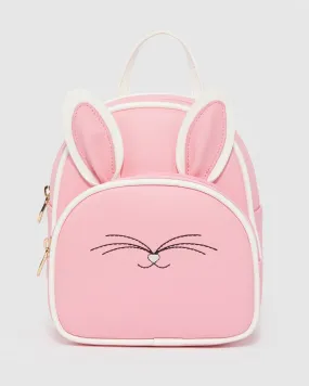 Pink Violet Bunny Backpack