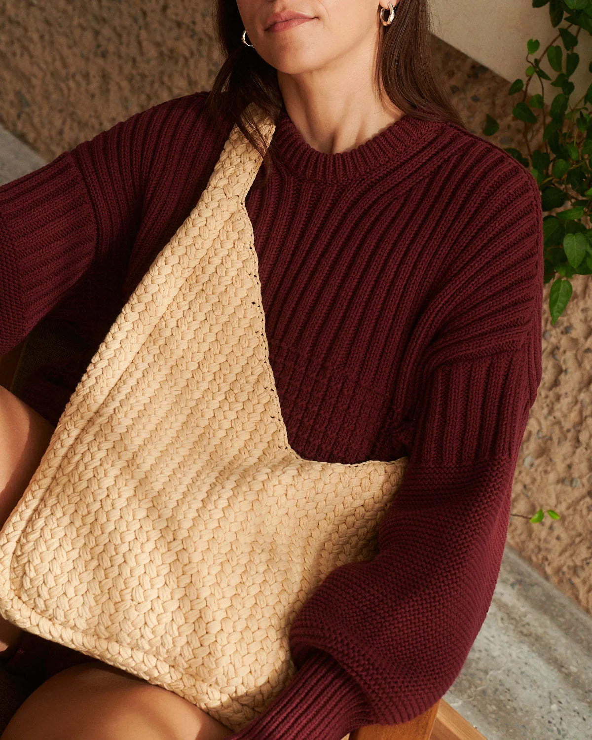 Pintin Crochet Bag - Dark Wheat