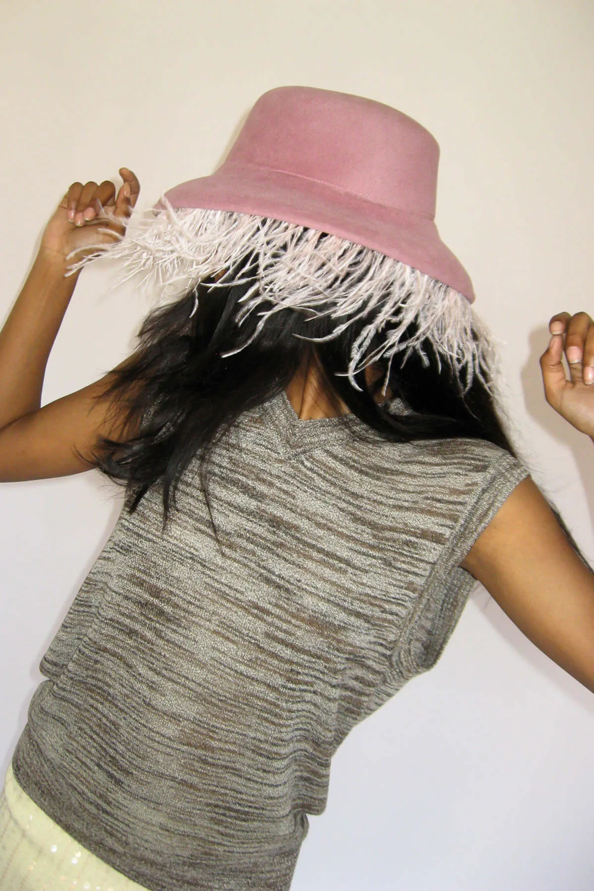 Plasma Hat in Rose Velour