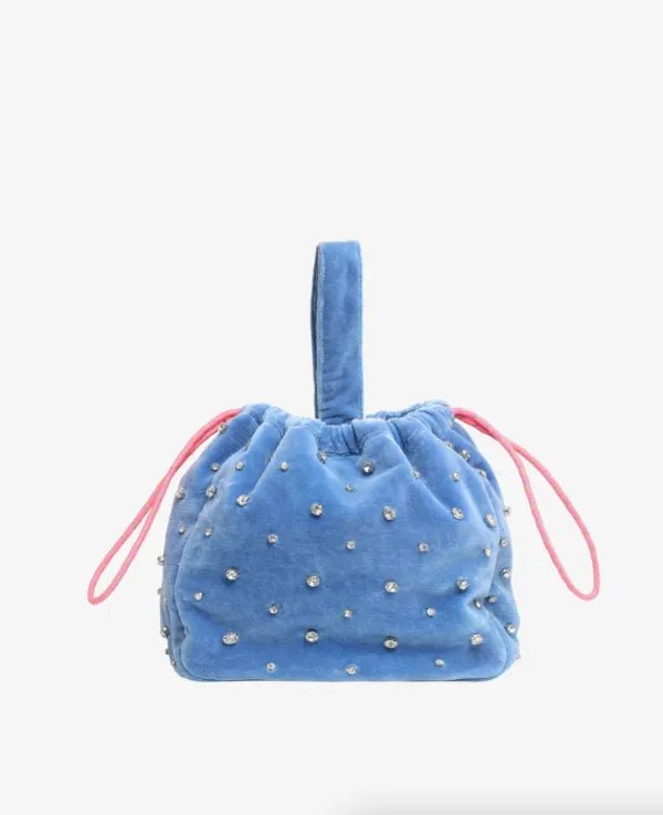 POKE RHINESTONE bag - BLUE BYTE