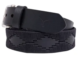 Polo Belt - Black on Black