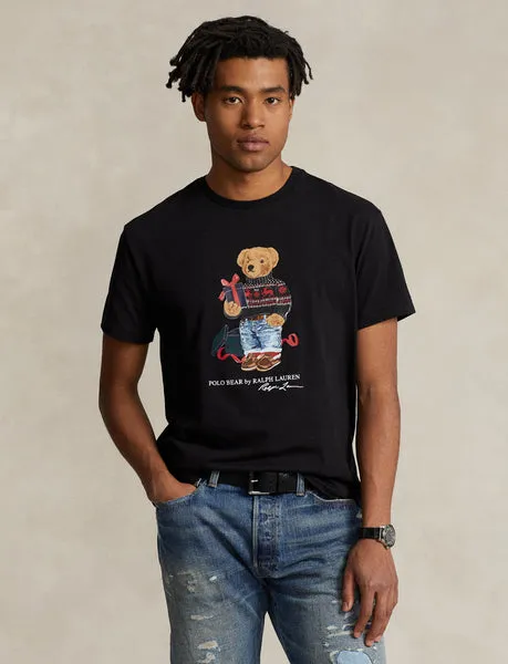 Polo Ralph Lauren Classic Fit Polo Bear Jersey T-Shirt, Black