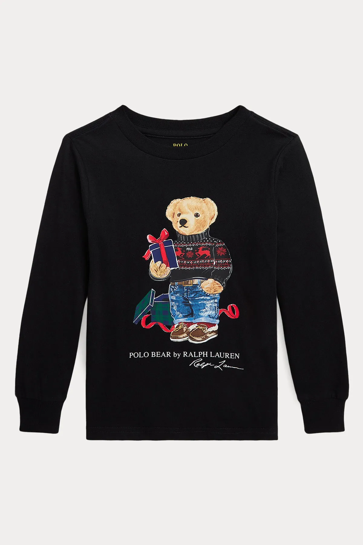 Polo Ralph Lauren Kids 12-18 Aylk Unisex Bebek Polo Bear T-shirt