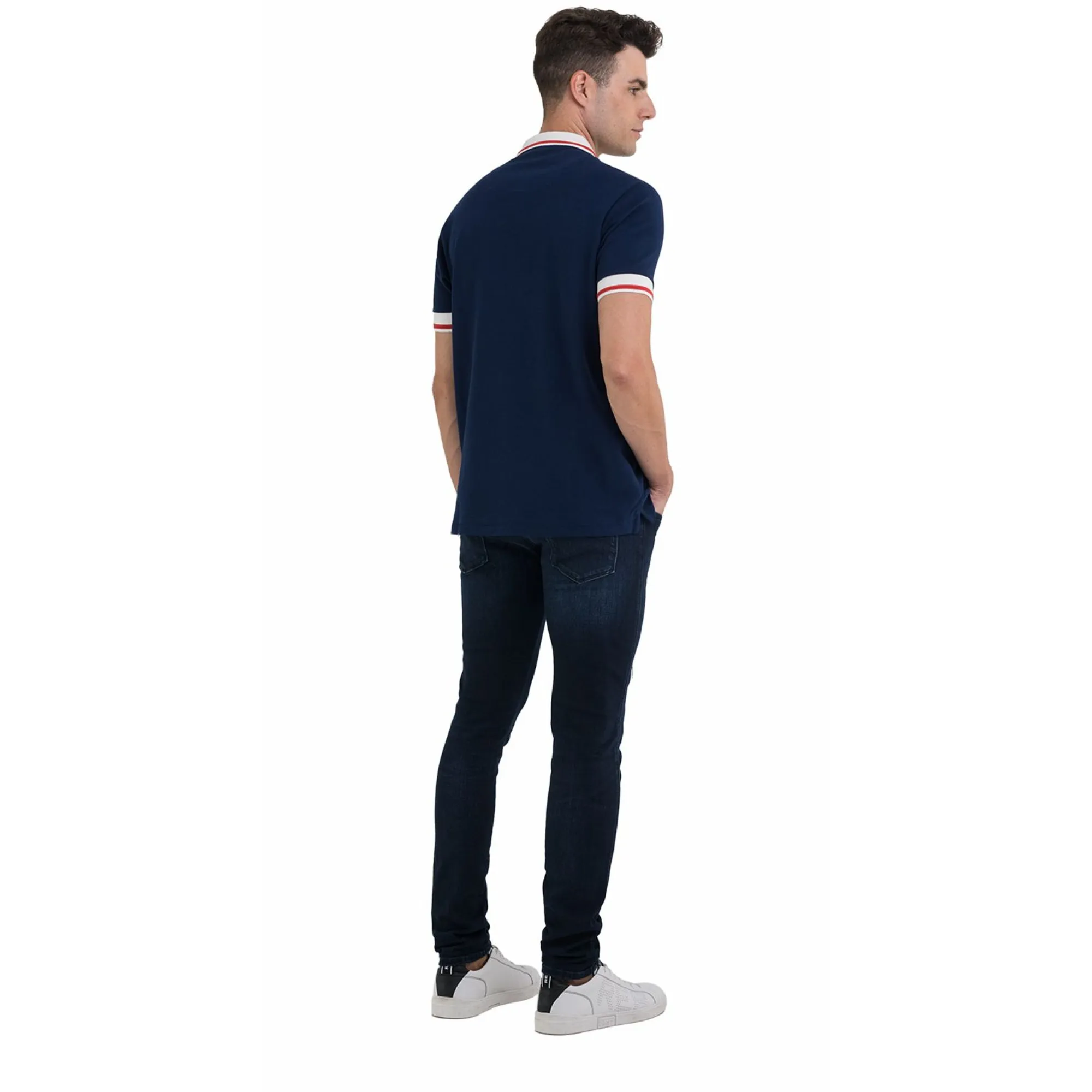 Polo T-Shirt in Stretch Piqué