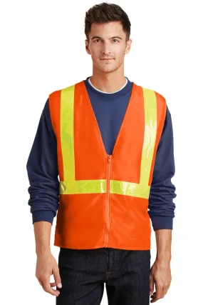 Port Authority Enhanced Visibility Vest SV01 Safety Orange/ Reflective