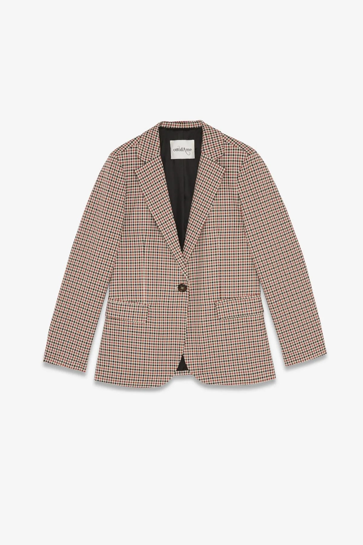 Printed check jacket