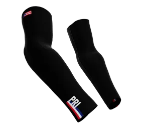 Puerto Rico Code Compression Arm Sleeves - Walking - Cycling - Running - Golf - Baseball - Basketball